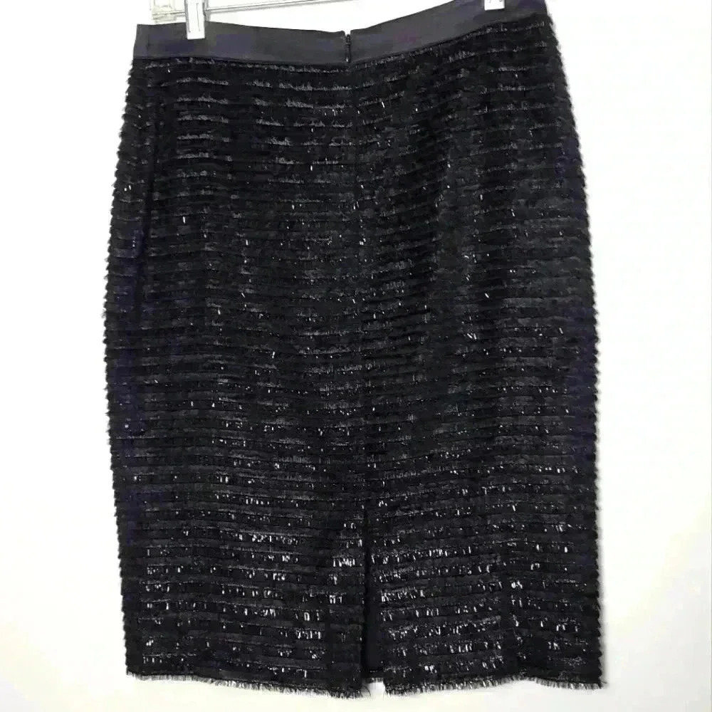 W by worth black mini eyelash fringe aria skirt - Picture 4 of 8